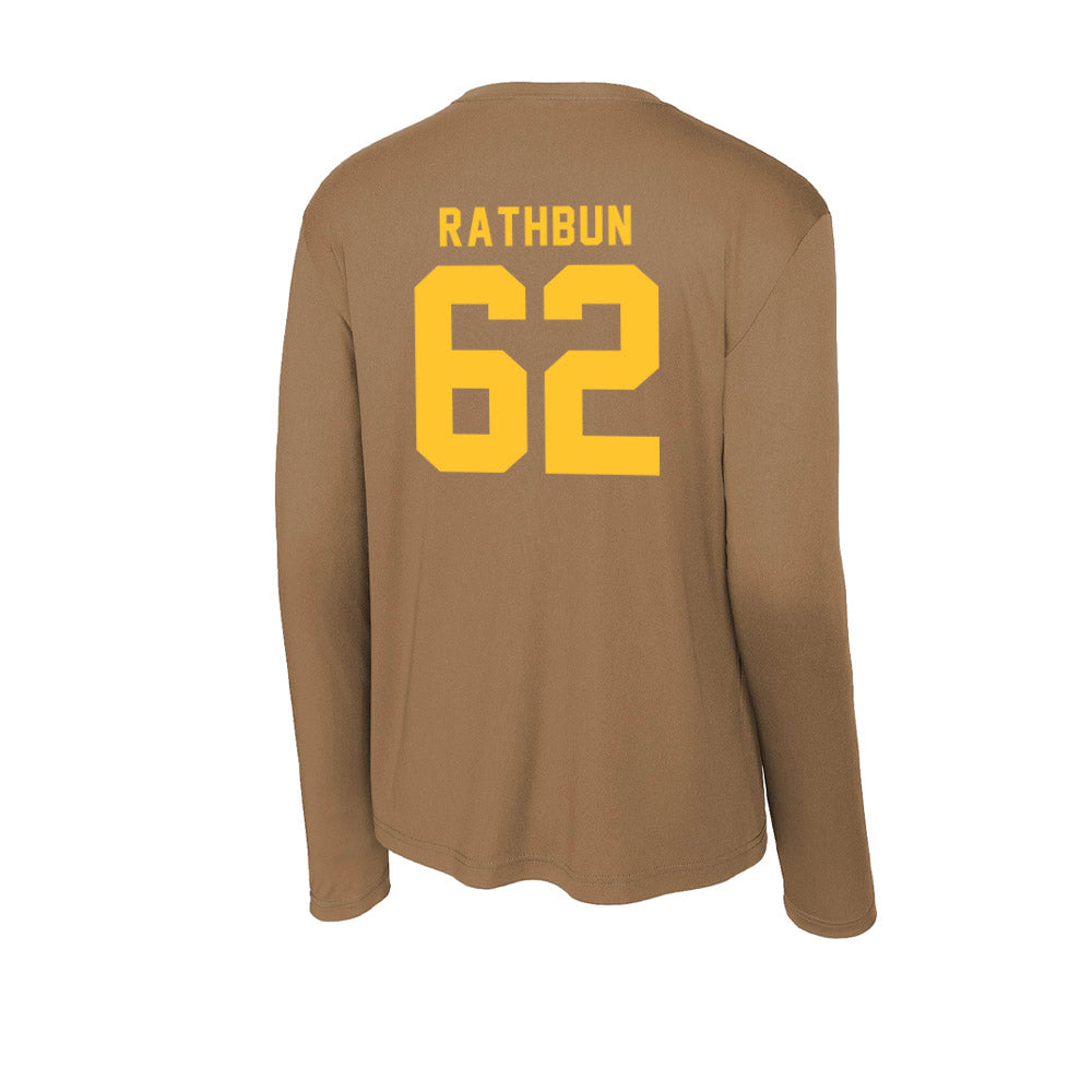 Wyoming - NCAA Football : Spencer Rathbun - Activewear Long Sleeve T-Shirt-1