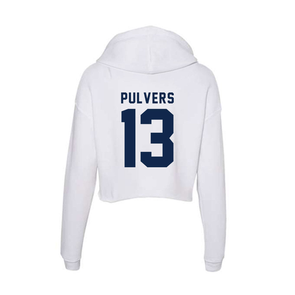 UCSD - NCAA Men's Soccer : Max Pulvers - Women's Crop Fleece Hoodie-1