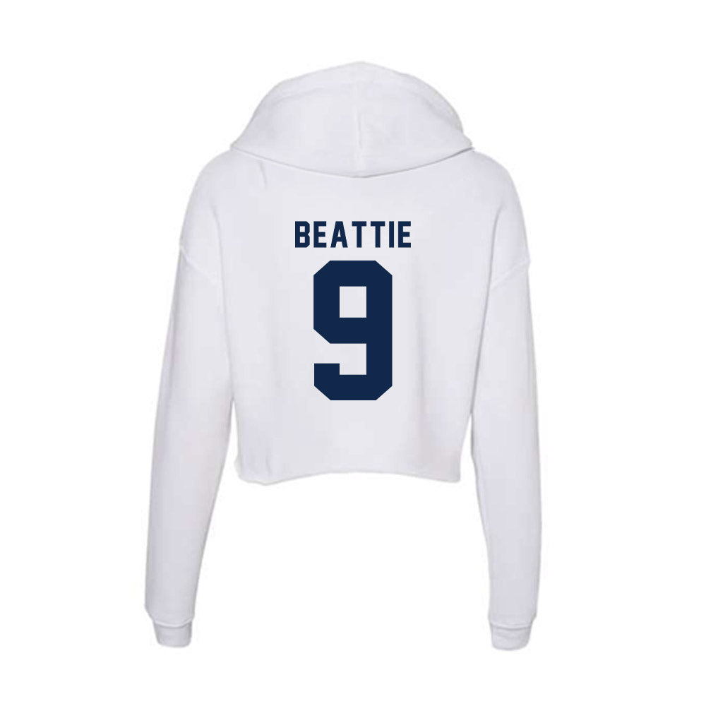 UCSD - NCAA Men's Basketball : Tom Beattie - Women's Crop Fleece Hoodie-1