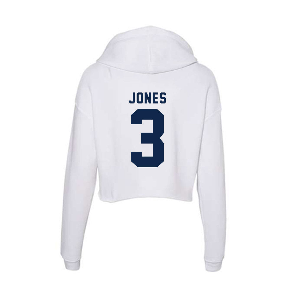 UCSD - NCAA Women's Basketball : Tatum Jones - Women's Crop Fleece Hoodie-1