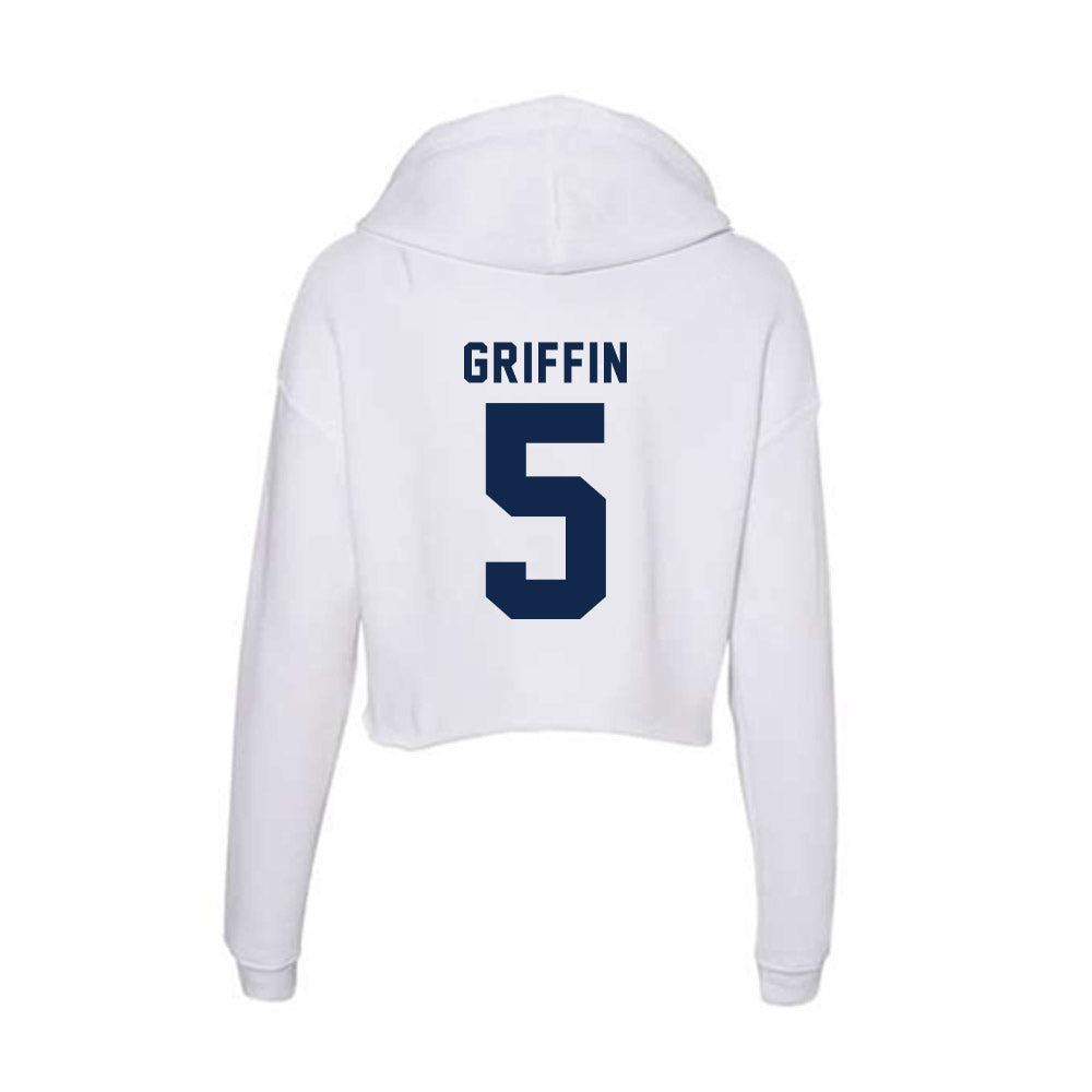 UCSD - NCAA Women's Volleyball : Dillyn Griffin - Women's Crop Fleece Hoodie-1