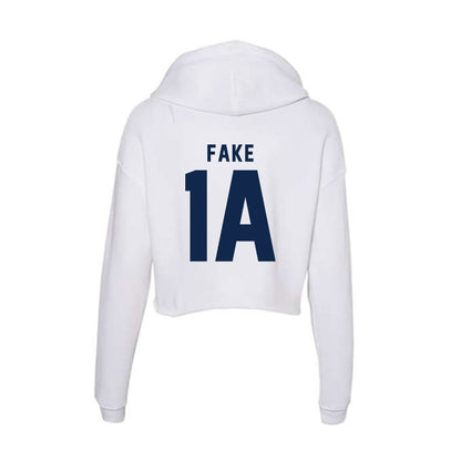 UCSD - NCAA Women's Water Polo : Makana Fake - Women's Crop Fleece Hoodie-1