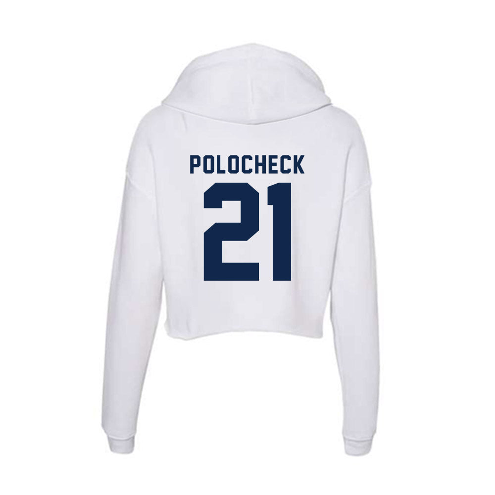 UCSD - NCAA Women's Basketball : Nicki Polocheck - Women's Crop Fleece Hoodie-1