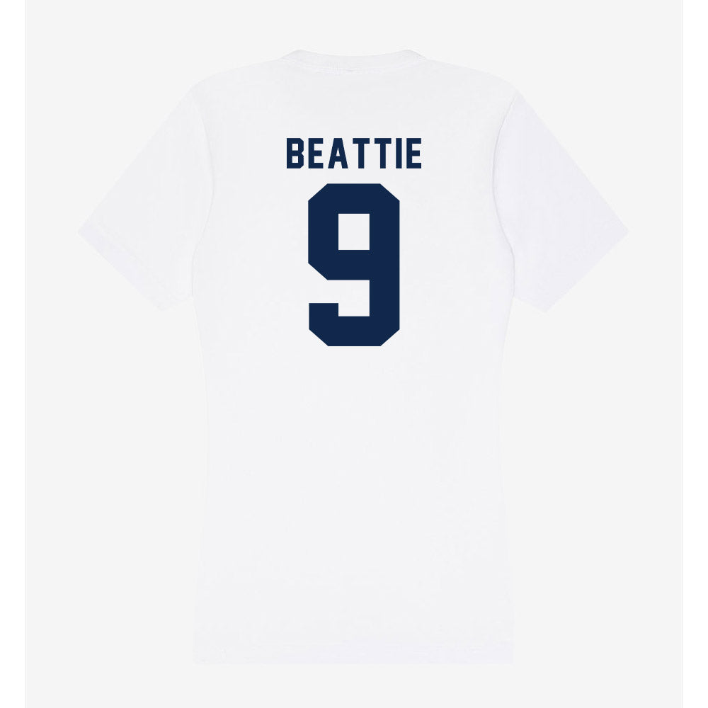 UCSD - NCAA Men's Basketball : Tom Beattie - Women's V-Neck T-Shirt-1