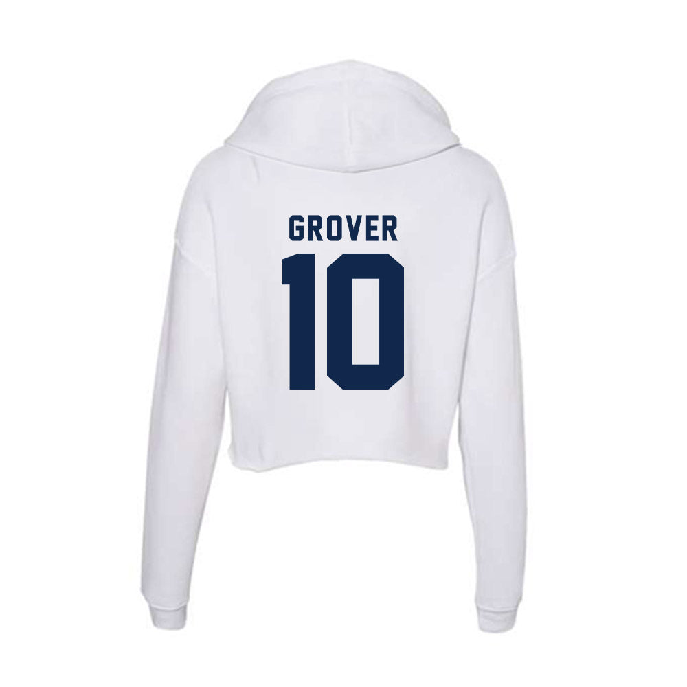 UCSD - NCAA Women's Water Polo : Zoe Grover - Women's Crop Fleece Hoodie-1