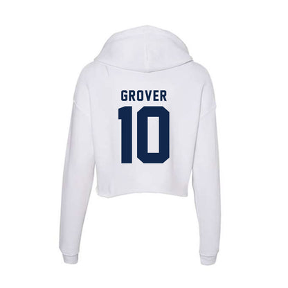 UCSD - NCAA Women's Water Polo : Zoe Grover - Women's Crop Fleece Hoodie-1