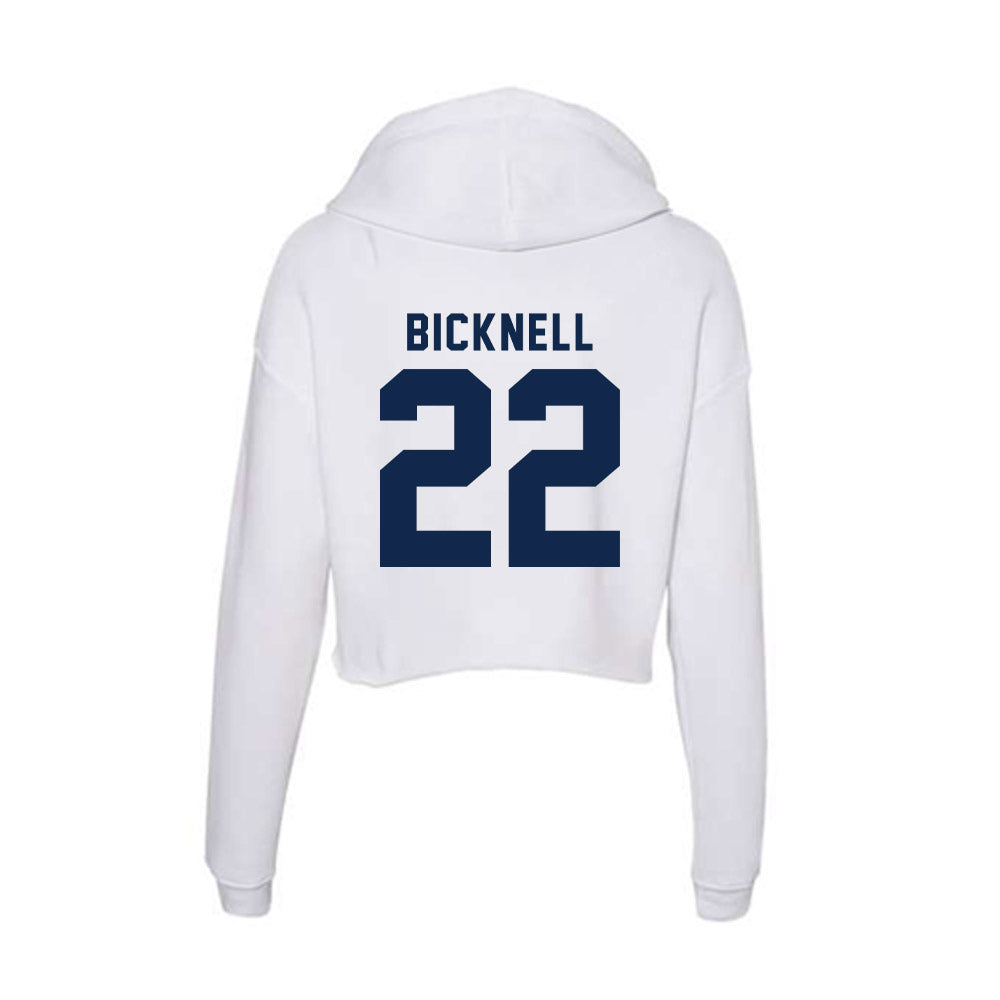 UCSD - NCAA Baseball : Drake Bicknell - Women's Crop Fleece Hoodie-1