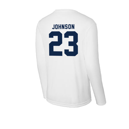 UCSD - NCAA Men's Basketball : Trap Johnson - Activewear Long Sleeve T-Shirt-1