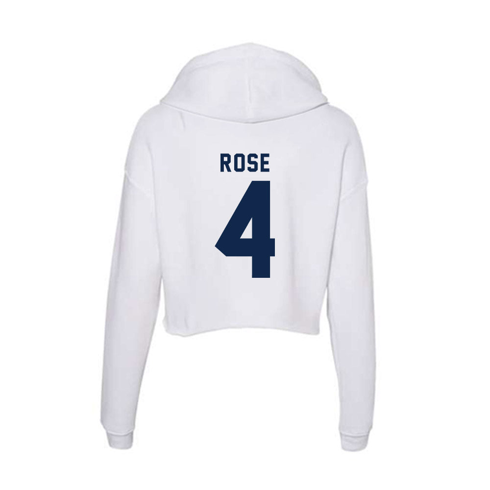 UCSD - NCAA Women's Basketball : Makayla Rose - Women's Crop Fleece Hoodie-1