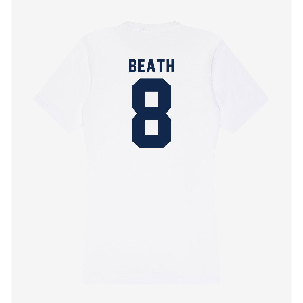 UCSD - NCAA Men's Basketball : Leo Beath - Women's V-Neck T-Shirt-1