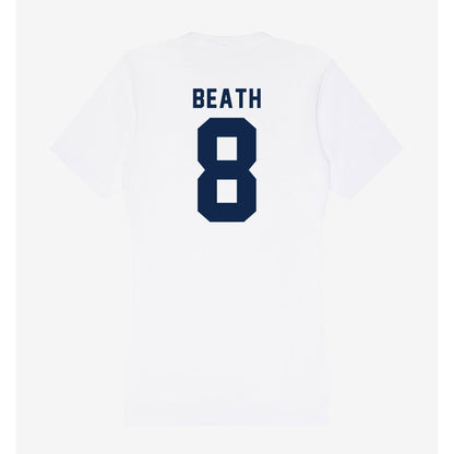UCSD - NCAA Men's Basketball : Leo Beath - Women's V-Neck T-Shirt-1