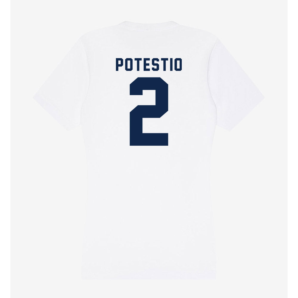 UCSD - NCAA Baseball : Anthony Potestio - Women's V-Neck T-Shirt-1