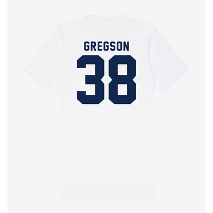 UCSD - NCAA Baseball : Niccolas Gregson - Women's V-Neck T-Shirt-1
