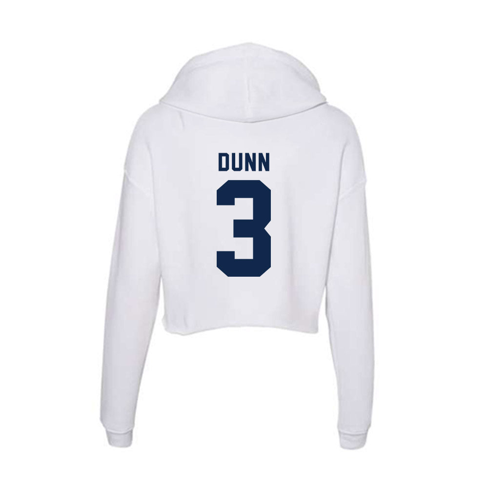 UCSD - NCAA Men's Basketball : Tyson Dunn - Women's Crop Fleece Hoodie-1