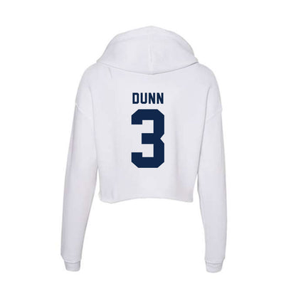 UCSD - NCAA Men's Basketball : Tyson Dunn - Women's Crop Fleece Hoodie-1