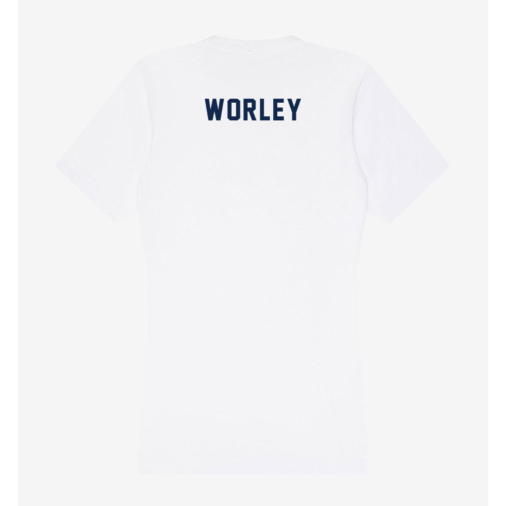 UCSD - NCAA Women's Rowing : Audrey Worley - Women's V-Neck T-Shirt-1