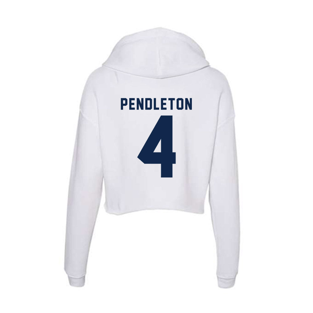 UCSD - NCAA Men's Basketball : Cade Pendleton - Women's Crop Fleece Hoodie-1
