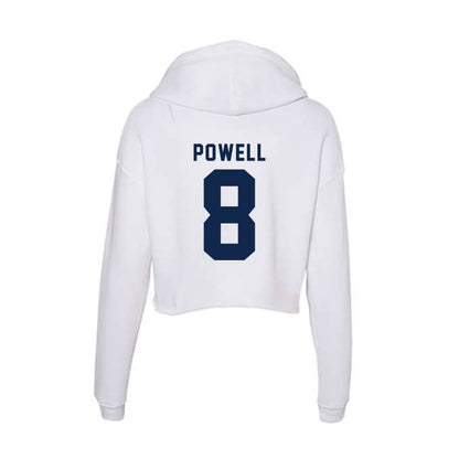 UCSD - NCAA Men's Volleyball : Aidan Powell - Women's Crop Fleece Hoodie-1