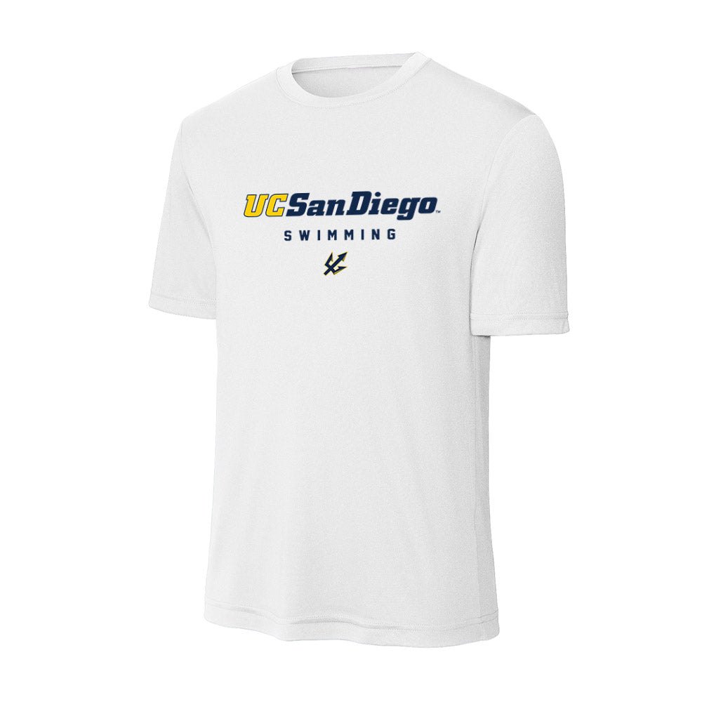 UCSD - NCAA Women's Swimming : Madison O'Connell - Activewear T-Shirt-0