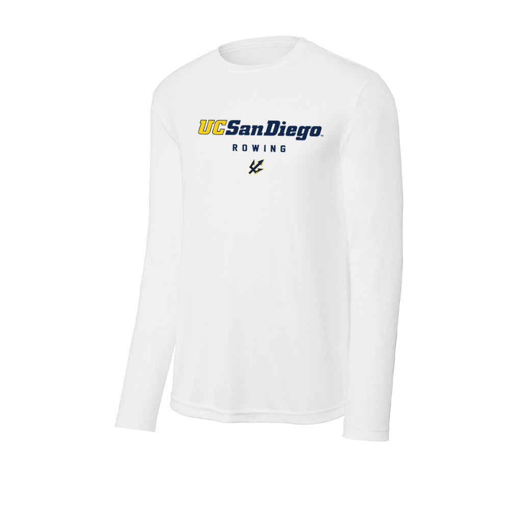 UCSD - NCAA Men's Rowing : Declan McInerney - Activewear Long Sleeve T-Shirt-0