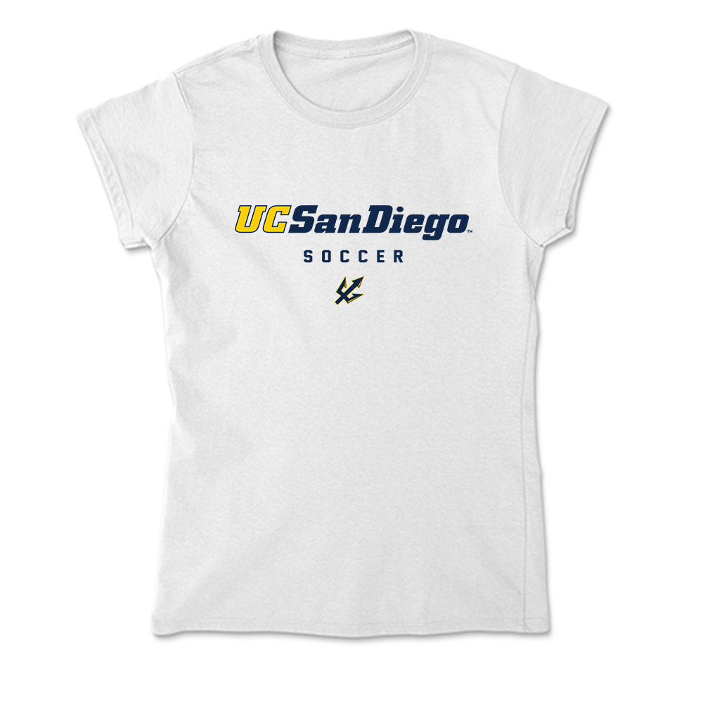 UCSD - NCAA Women's Soccer : Kennadi Borg - Soft Style Women’s T-Shirt-0