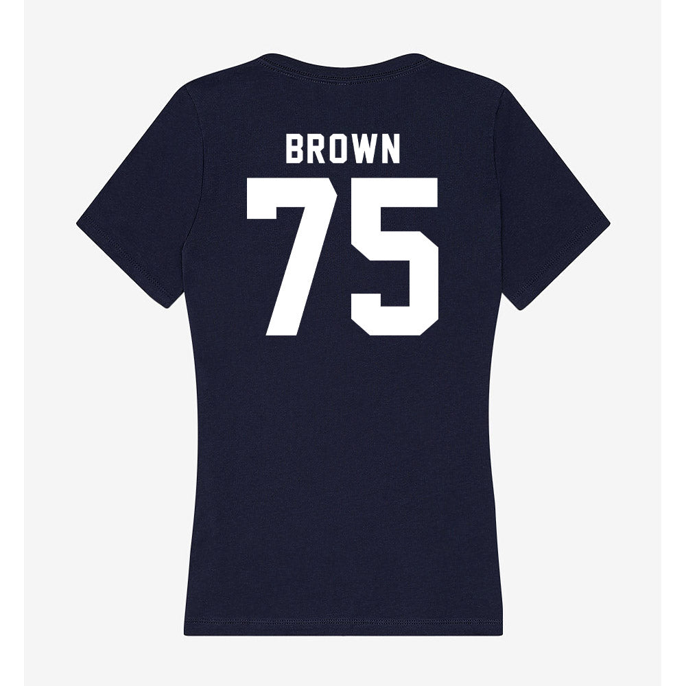 Old Dominion - NCAA Football : Demorrsion Brown - Women's V-Neck T-Shirt-1
