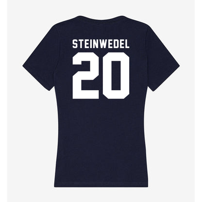 Old Dominion - NCAA Women's Lacrosse : Macy Steinwedel - Women's V-Neck T-Shirt-1