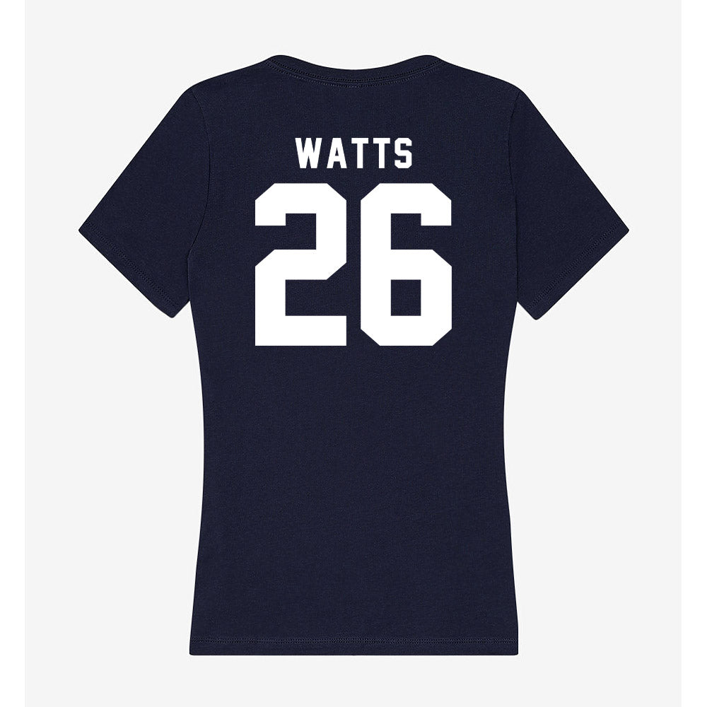 Old Dominion - NCAA Football : Justin Watts - Women's V-Neck T-Shirt-1
