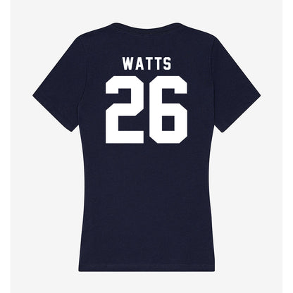 Old Dominion - NCAA Football : Justin Watts - Women's V-Neck T-Shirt-1
