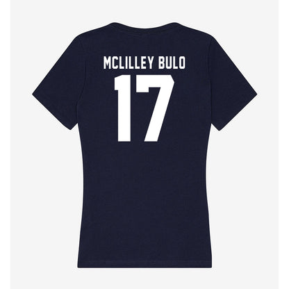 Old Dominion - NCAA Football : DeVeion Mclilley Bulo - Women's V-Neck T-Shirt-1