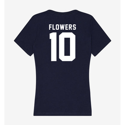 Old Dominion - NCAA Men's Basketball : Elijah Flowers - Women's V-Neck T-Shirt-1
