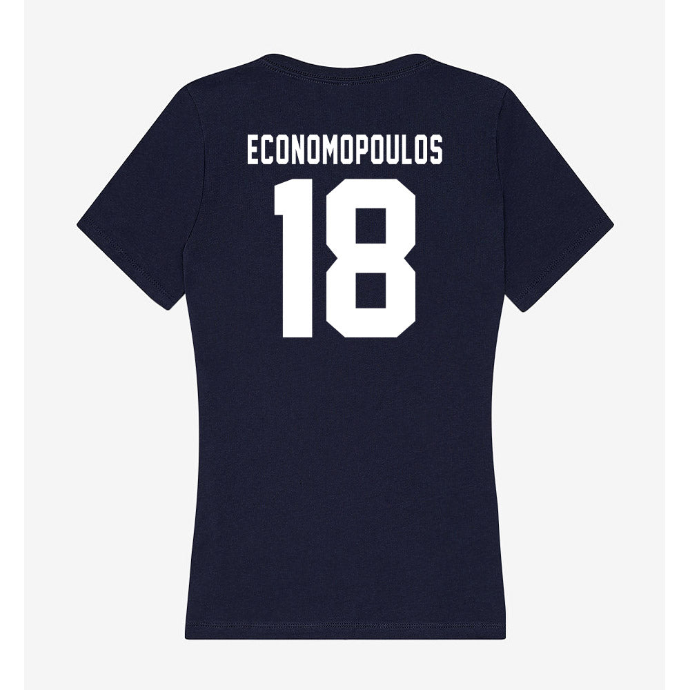 Old Dominion - NCAA Women's Soccer : Ashley Economopoulos - Women's V-Neck T-Shirt-1