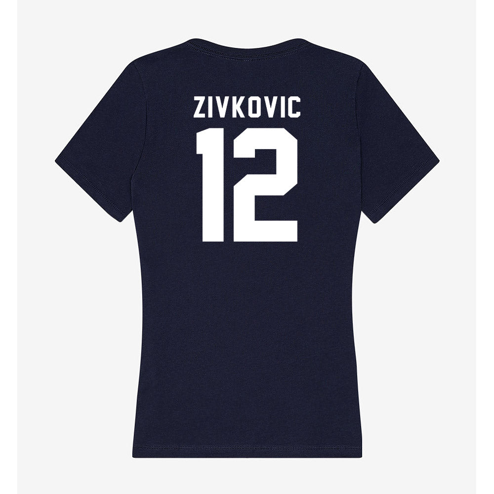 Old Dominion - NCAA Men's Soccer : Mile Zivkovic - Classic Shersey Women's V-Neck T-Shirt-1