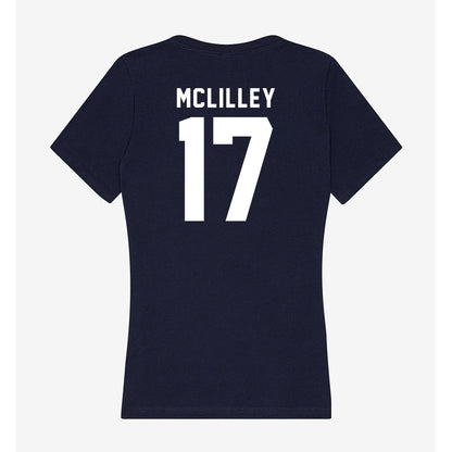 Old Dominion - NCAA Football : Crystal McLilley - Women's V-Neck T-Shirt-1