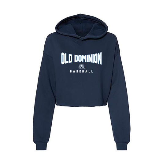 Old Dominion - NCAA Baseball : Jackson Okonkwo - Women's Crop Fleece Hoodie-0