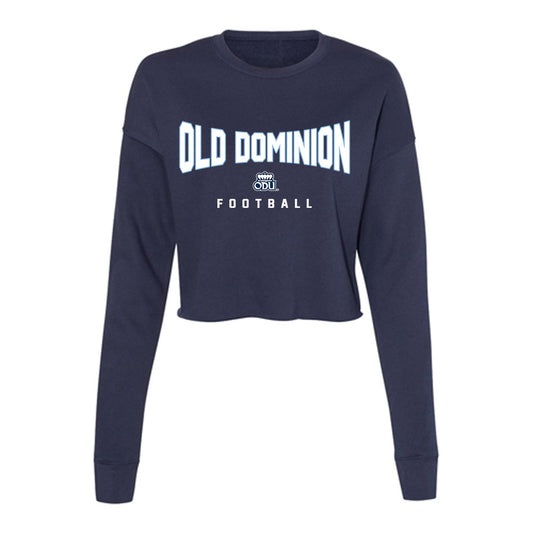 Old Dominion - NCAA Football : Brooklyn Nace - Women's Cropped Crew Fleece-0
