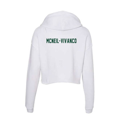 Hawaii - NCAA Women's Track & Field : Marina McNeil-Vivanco - Women's Crop Fleece Hoodie-1