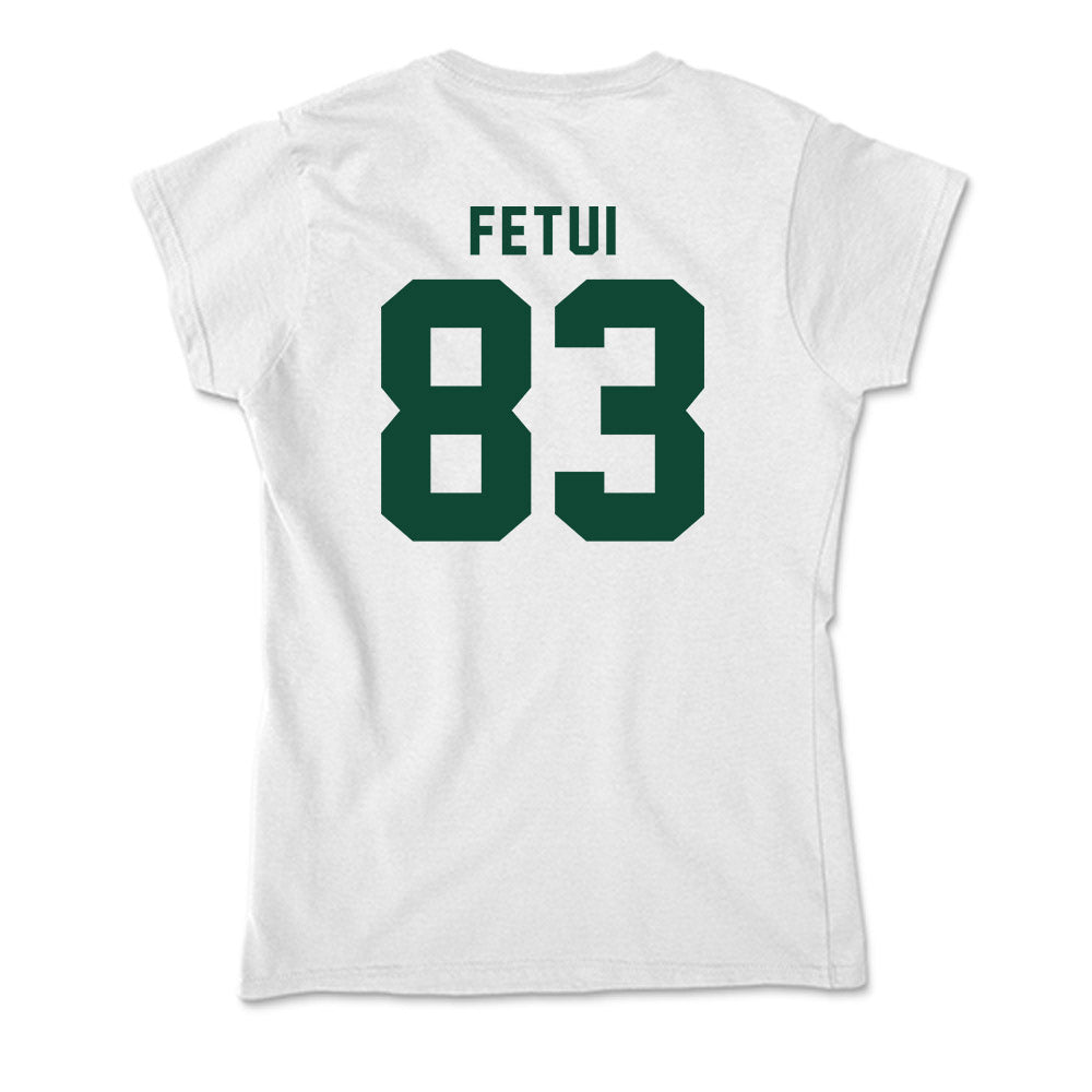 Hawaii - NCAA Football : Josiah Fetui - Soft Style Women’s T-Shirt-1