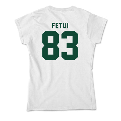 Hawaii - NCAA Football : Josiah Fetui - Soft Style Women’s T-Shirt-1