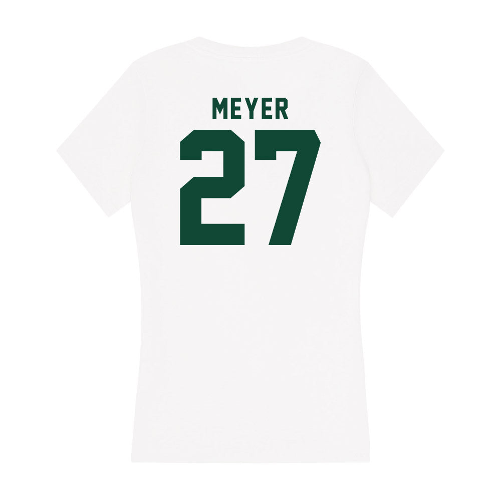 Hawaii - NCAA Football : Makanale'a Meyer - Women's V-Neck T-Shirt-1