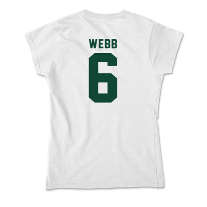 Hawaii - NCAA Women's Basketball : Kyra Webb - Soft Style Women’s T-Shirt-1