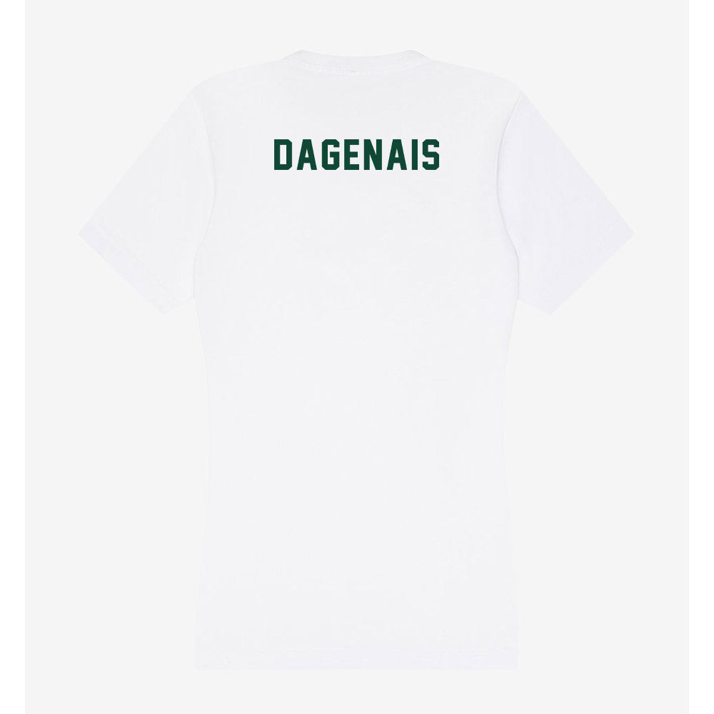 Hawaii - NCAA Men's Swimming & Diving : Victor Dagenais - Women's V-Neck T-Shirt-1