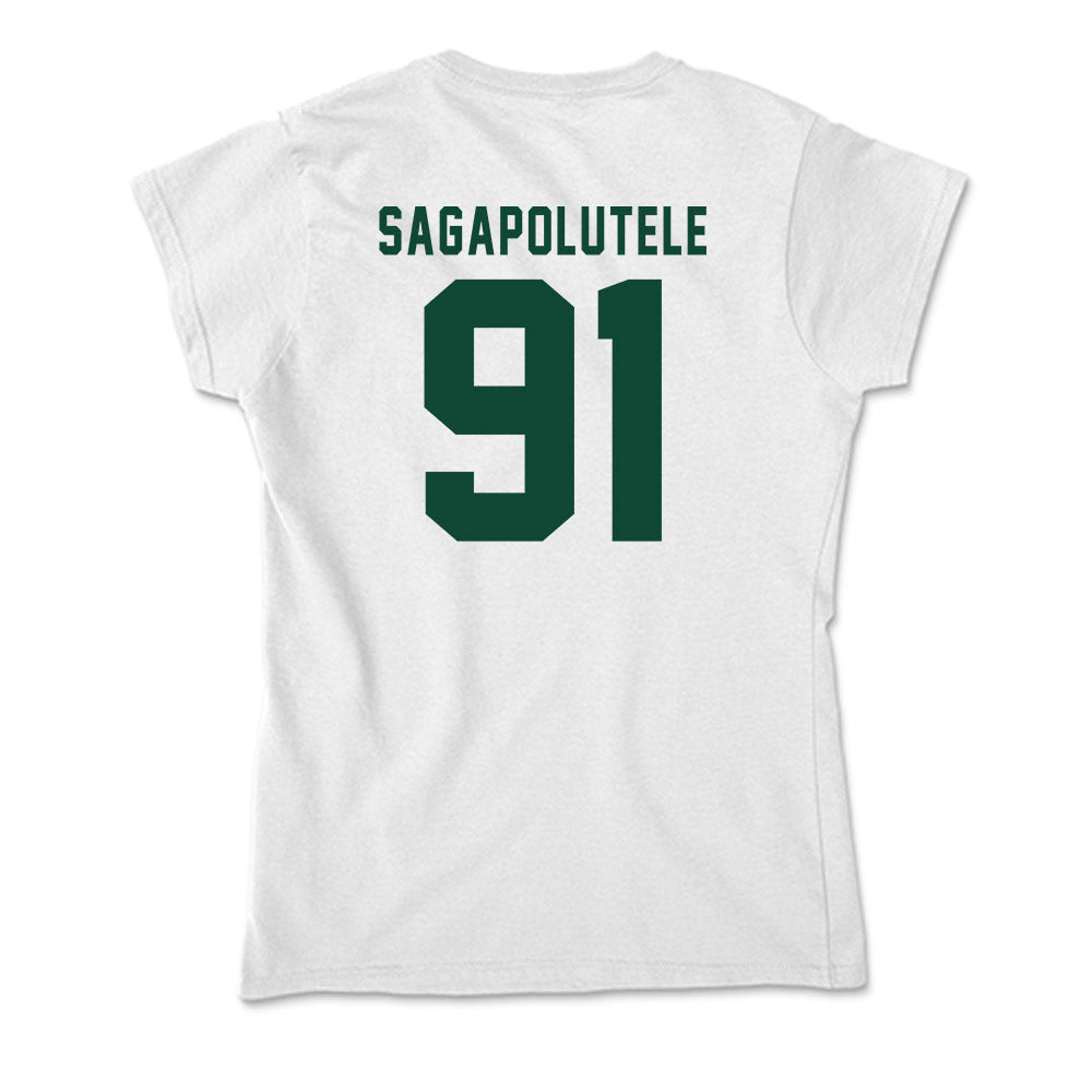 Hawaii - NCAA Football : Joshua sagapolutele - Classic Shersey Soft Style Women’s T-Shirt-1