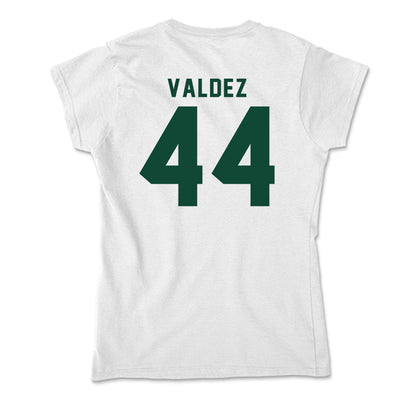 Hawaii - NCAA Baseball : Derek Valdez - Soft Style Women’s T-Shirt-1