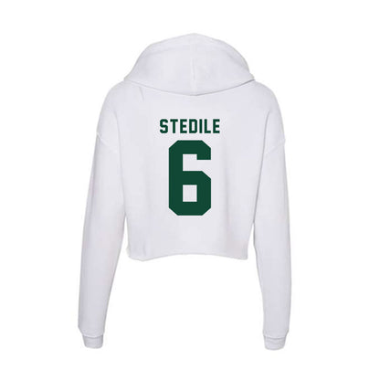 Hawaii - NCAA Beach Volleyball : Izadora Stedile - Women's Crop Fleece Hoodie-1