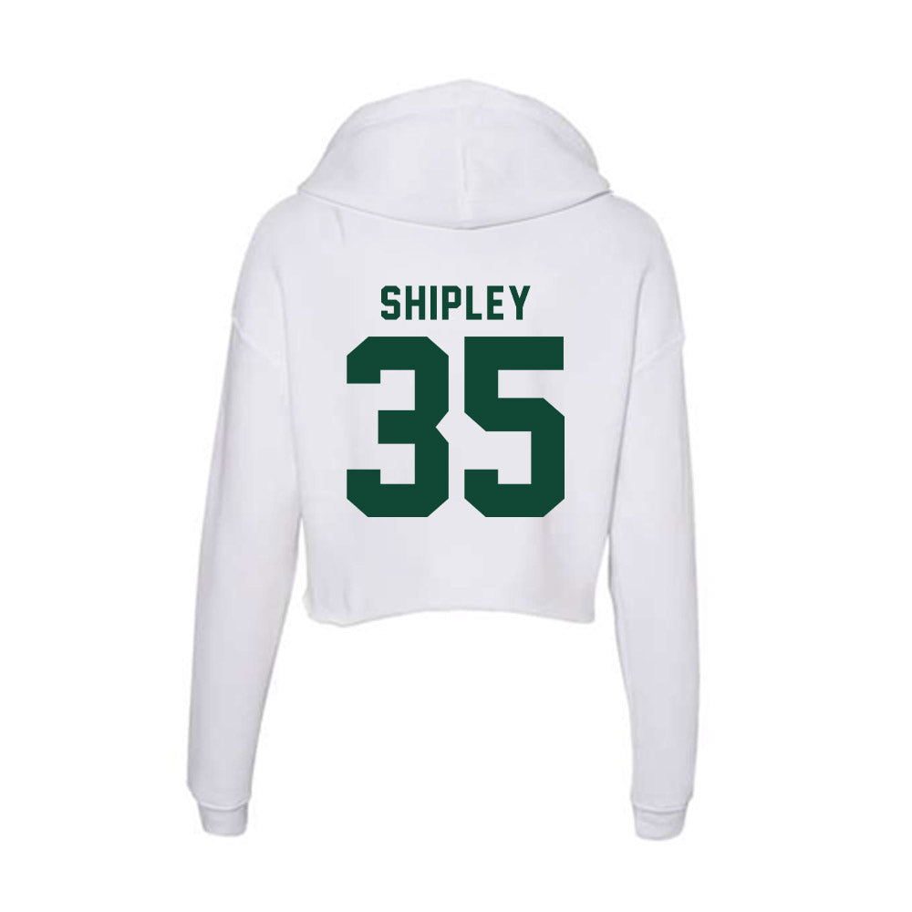 Hawaii - NCAA Baseball : Josiah Shipley - Women's Crop Fleece Hoodie-1
