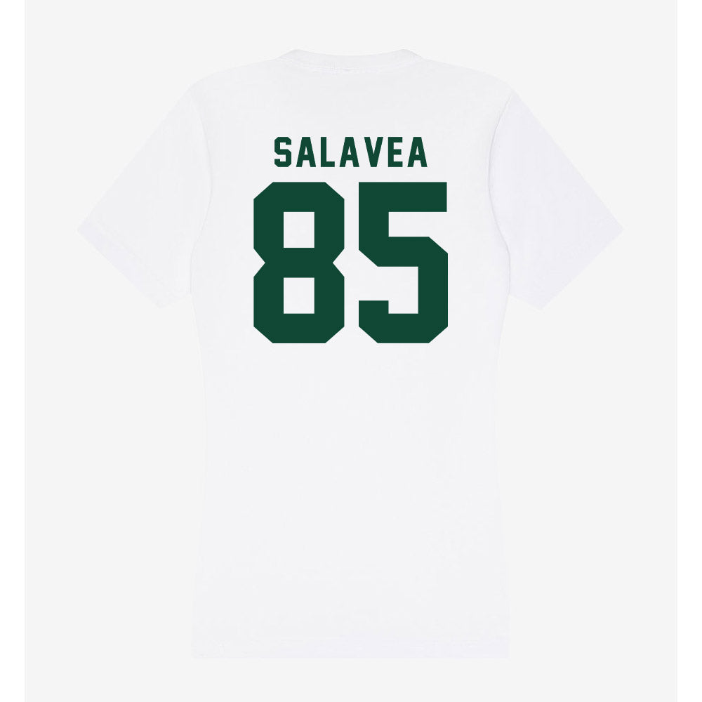 Hawaii - NCAA Football : Oakie Salavea - Women's V-Neck T-Shirt-1