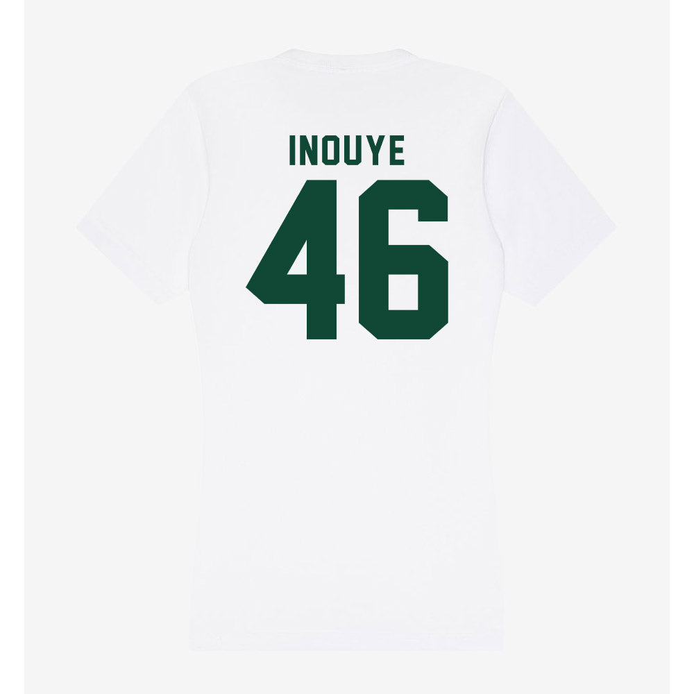 Hawaii - NCAA Baseball : Ryan Inouye - Women's V-Neck T-Shirt-1