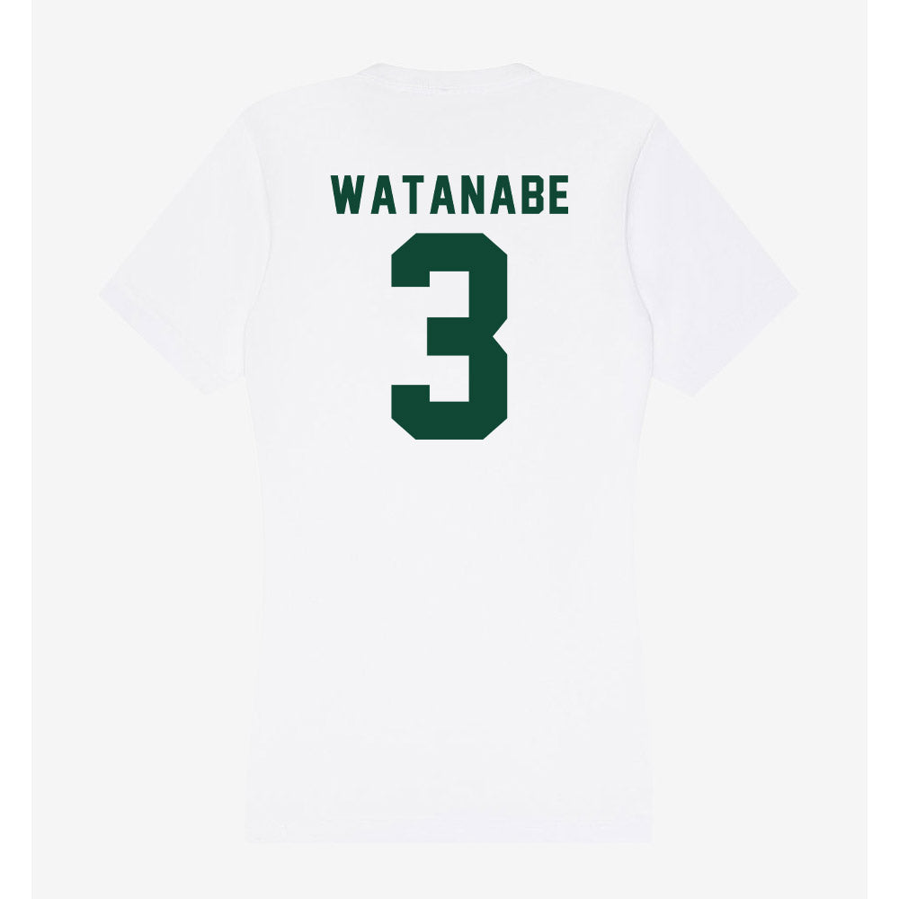 Hawaii - NCAA Baseball : Kody Watanabe - Women's V-Neck T-Shirt-1