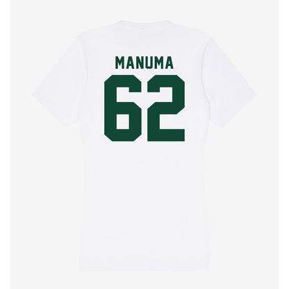 Hawaii - NCAA Football : Lautaimi Manuma - Women's V-Neck T-Shirt-1